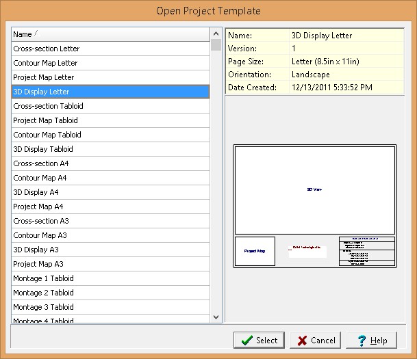 Opening Project Chapter 4 Projects > Project Templates > Opening a Project Template