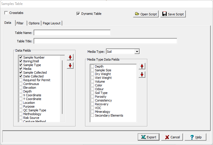 Chapter 4 Projects > Exporting Data > Exporting Tables > Creating a ...